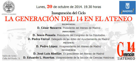 Invitación a la inauguración.