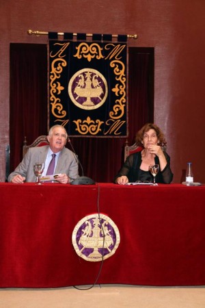 Alberto Gil Novales, en un acto en el Ateneo de Madrid.