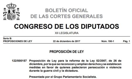 Proposición de ley.