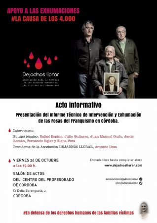 Cartel anunciador del acto.