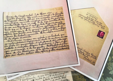 Carta de Marcelino Camacho a su familia desde prisión fechada el 7 de enero de 1971.