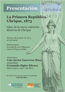 Presentación de un libro sobre la Primera República en un núcleo andaluz