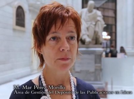 Mª del Mar Pérez Morillo (Área de Gestión del Depósito de Publicaciones en Línea (BNE).