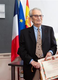 Homenaje al último español superviviente del campo de concentración nazi de Mauthausen