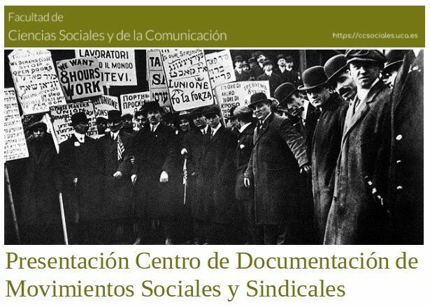 Presentación de un Centro de Documentación de Movimientos Sociales y Sindicales