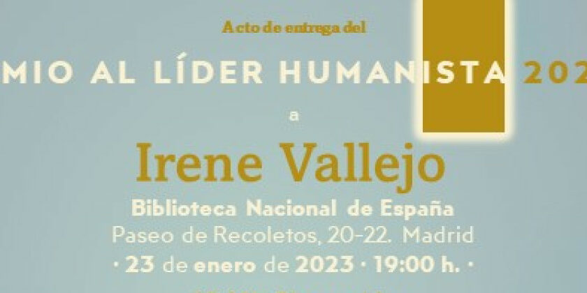 Irene Vallejo, premio de la Bibliotea Nacional a la líder humanista de 2022