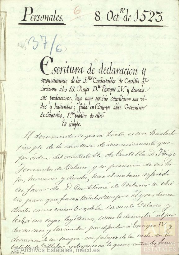 Comuneros: documentos de archivo para investigar las Comunidades de Castilla