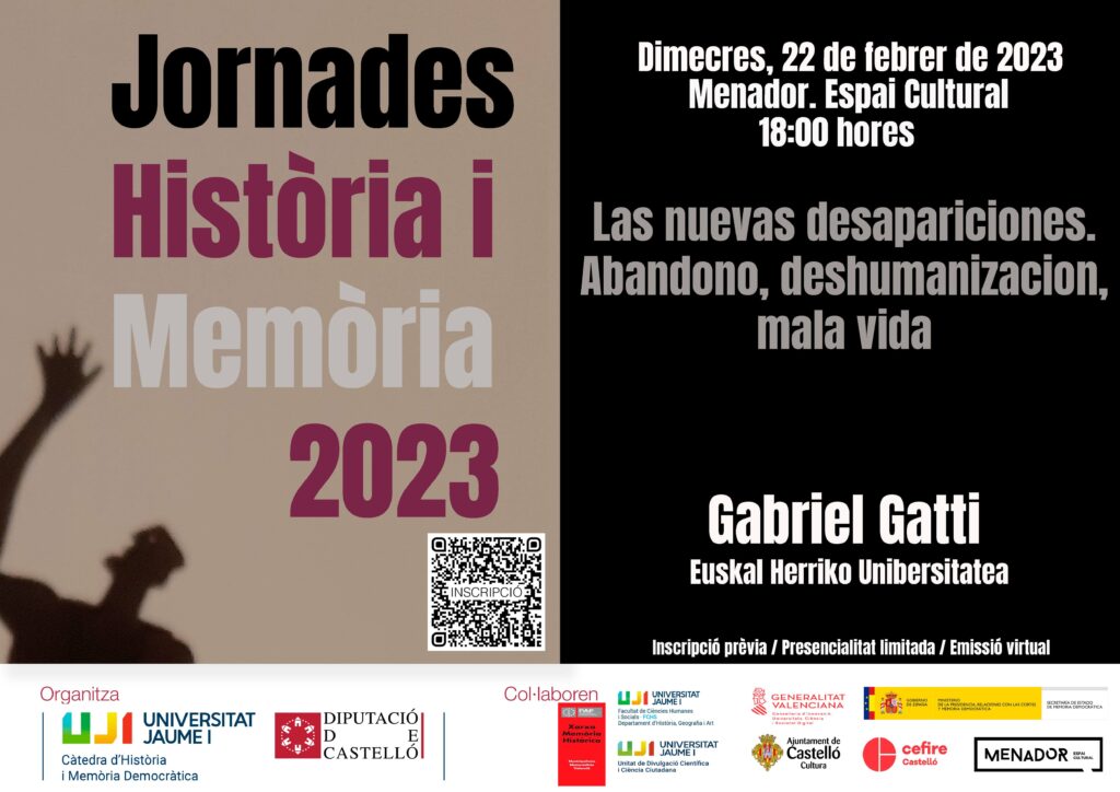 Cita en la Universitat Jaume I: segunda conferencia de las jornadas de Historia y Memoria