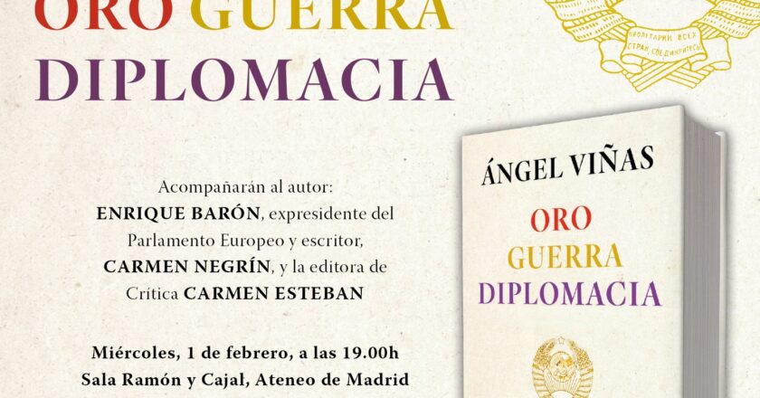 Ángel Viñas presenta su nuevo libro, <i>Oro, guerra, diplomacia</i>
