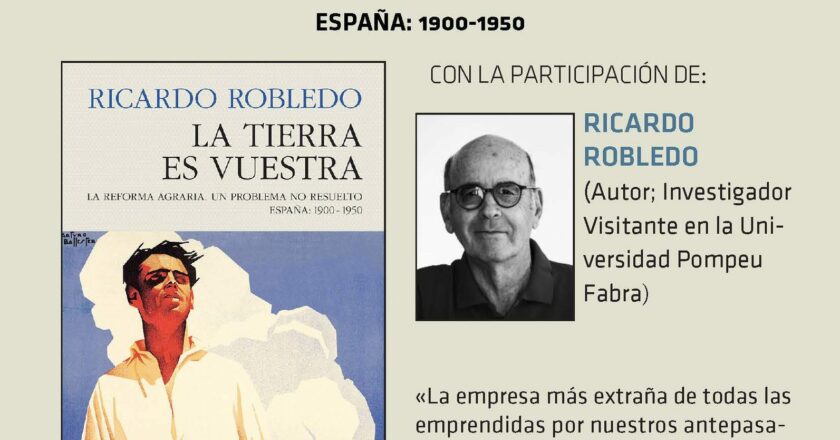 Ricardo Robledo presenta su libro <i>La tierra es vuestra</i> en la Universidad de Valladolid