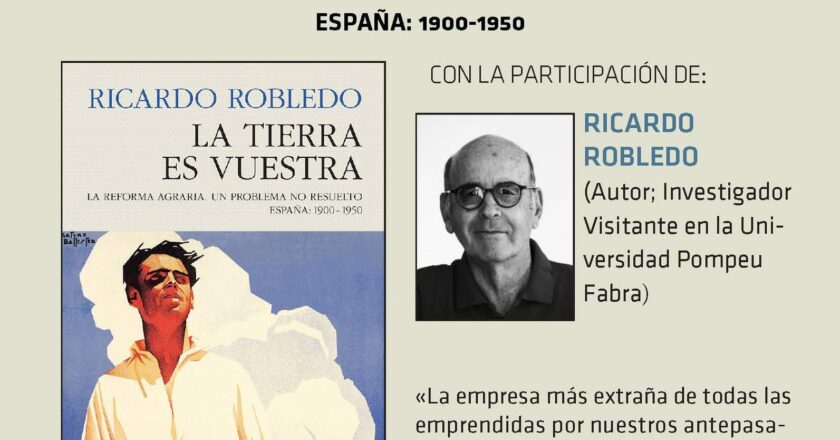 Ricardo Robledo presenta su libro <i>La tierra es vuestra</i> en la Universidad de Valladolid