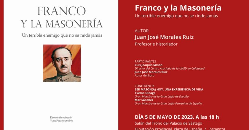 Presentación del libro <i>Franco y la masonería</i> en Zaragoza