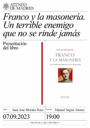 Cartel de la presentación.
