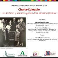 Cartel de la actividad.