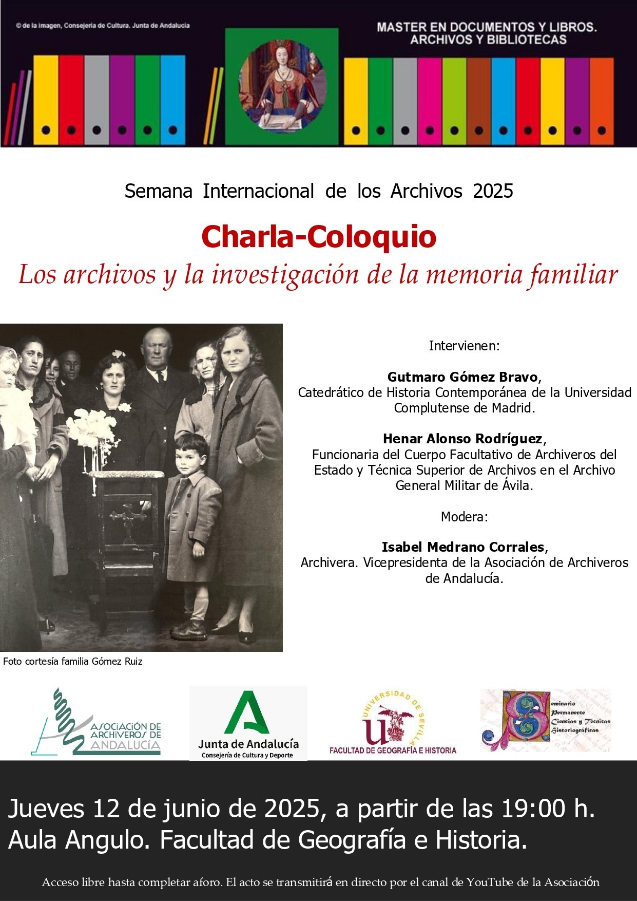 Cartel de la actividad.