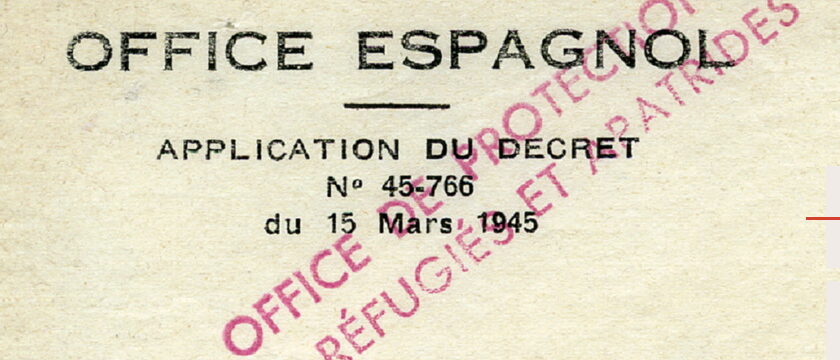 Archivo de refugiados españoles en Francia
